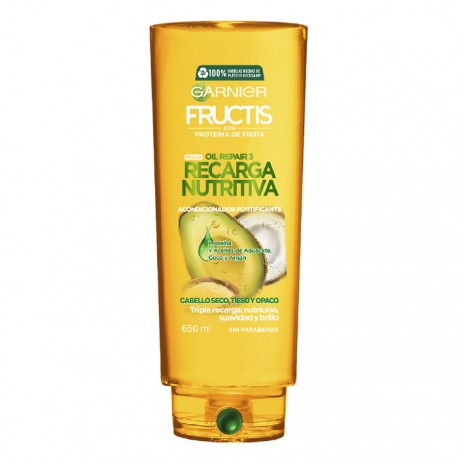 ACONDICIONADOR RECARGA NUTRITIVA FRUCTIS PZ 650 ml