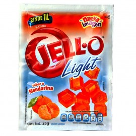 GELATINA LIGHT SABOR MANDARINA JELLO SOBRE 25 g