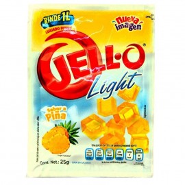 GELATINA LIGHT SABOR PIÑA JELLO SOBRE 25 g