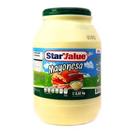 ADEREZO DE MAYONESA STAR VALUE BOTE 3.52 KG