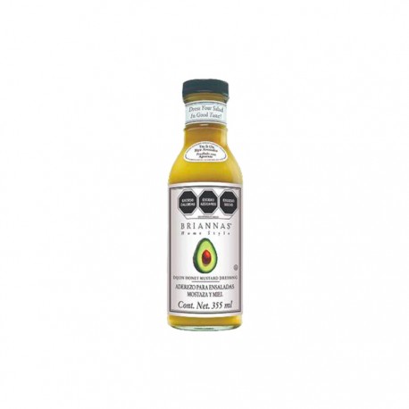 ADEREZO HONEY MUSTARD BRIANNAS PZ 355 ml