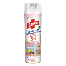 AEROSOL DESINFECTANTE AMBIENTAL Y SUP. LAVANDA SAPOLIO PZ 360 ml