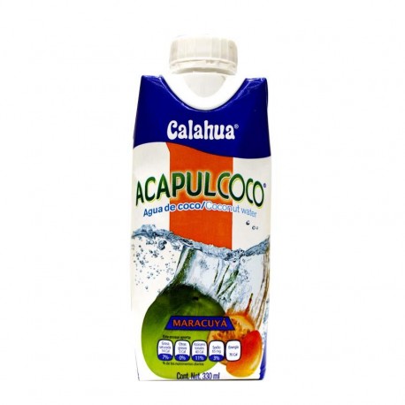 AGUA COCO/MARACUYA ACAPULCOCO MINIBRICK 330 ml