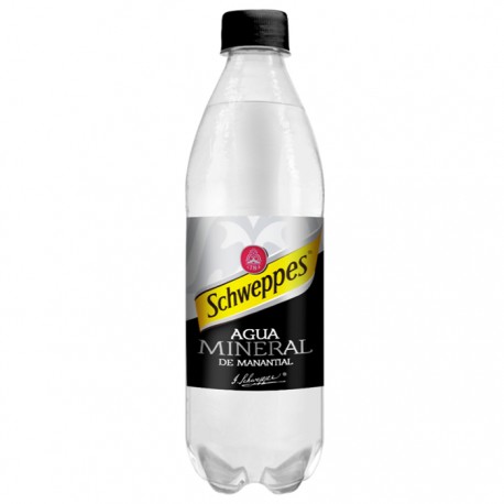 AGUA MINERAL MANANTIAL SCHWEPPES BOTELLA 600 ml