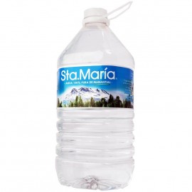 AGUA PURA DE MANANTIAL STA. MARIA BOTELLA 4 L